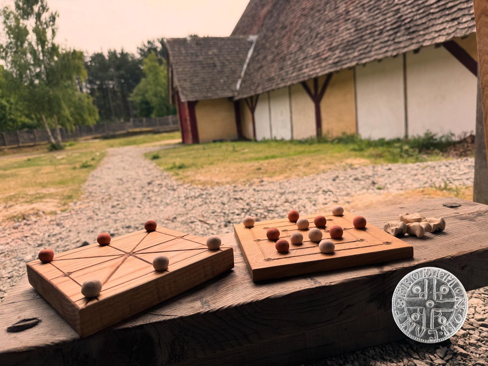 Medieval games at a living history event