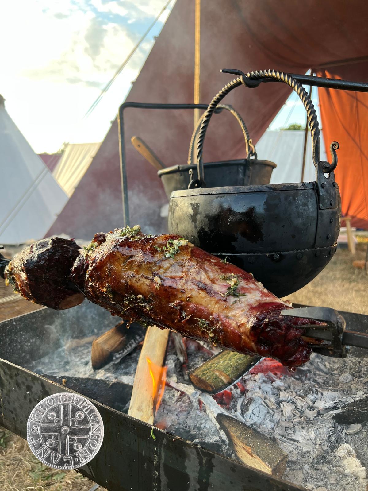 Living history display at a heritage event