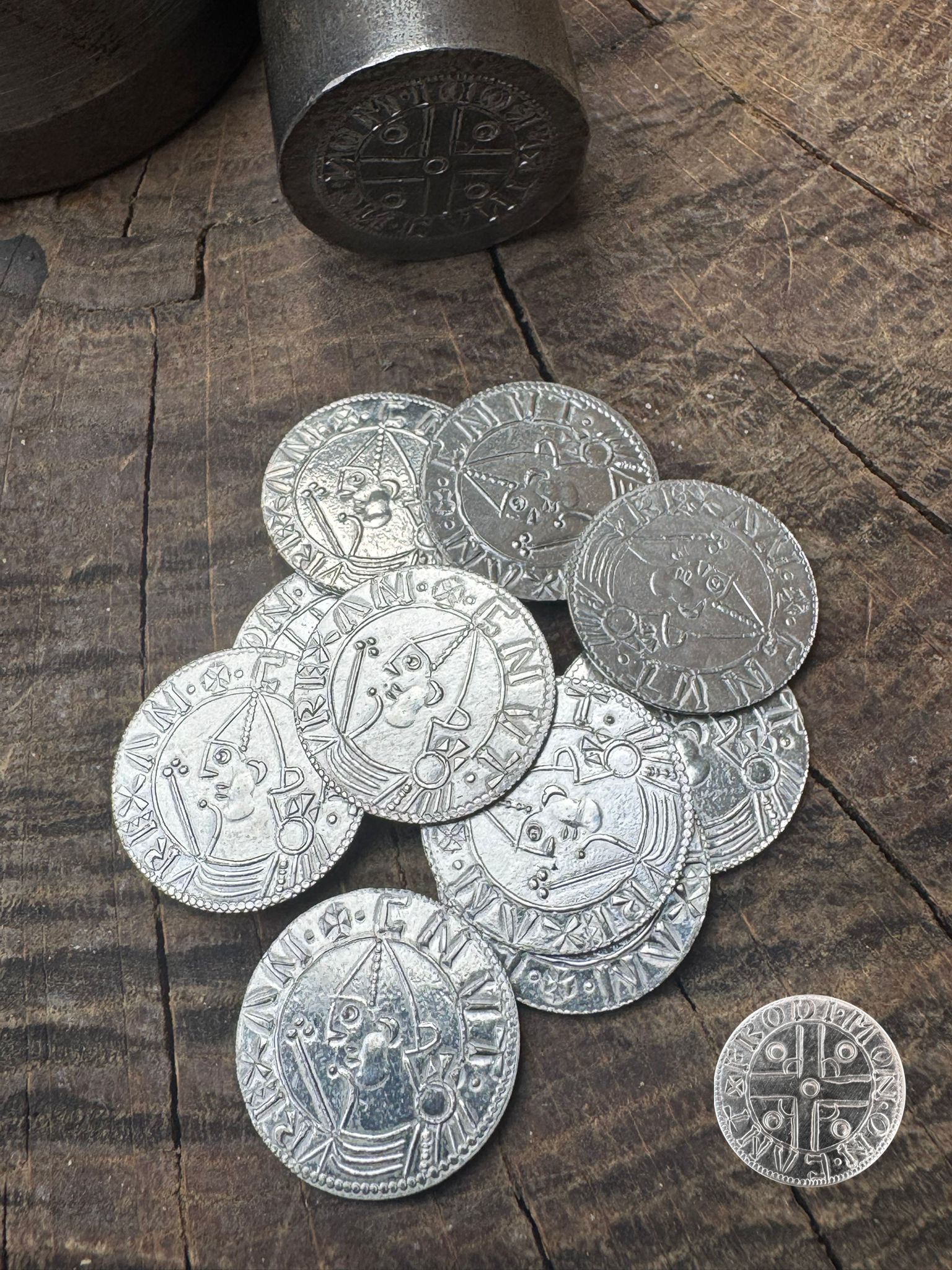 Cnut coins — authentic medieval coin replicas