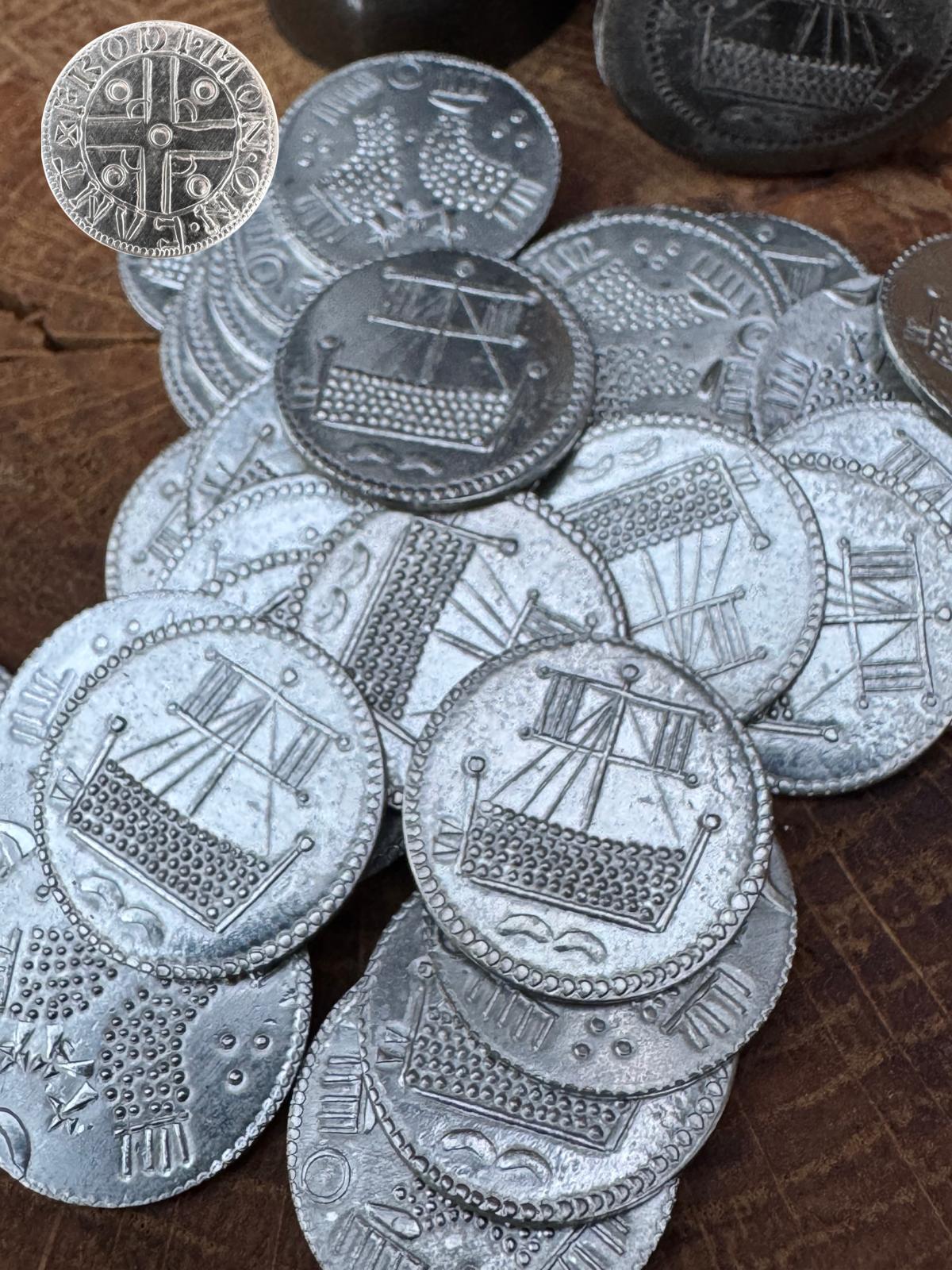 Hedeby — Viking age trading town coin display